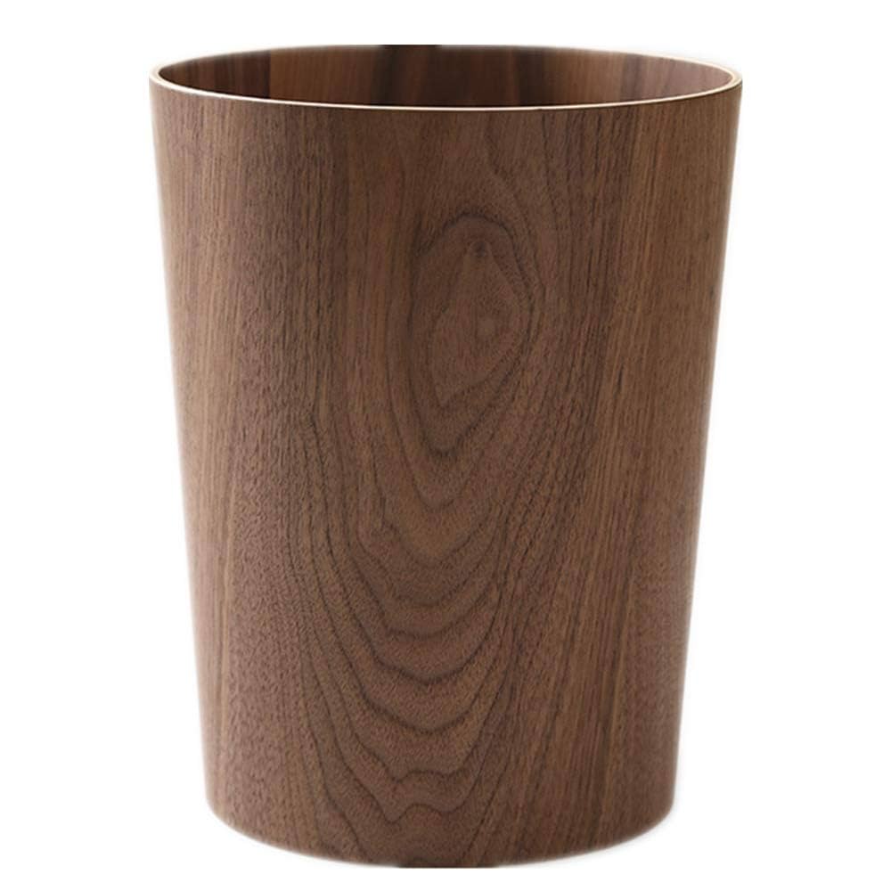 木製木の香りかおる、八角形の木製蓋つきゴミ箱（ブラウン） 木製 蓋つきゴミ箱(八角形・ブラウン) | 埼玉県春日部市